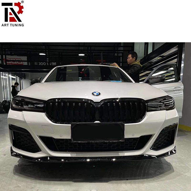 BMW New 5 Series G30/G38 LCI '21 M Sport Gloss Black FD Front Lip.