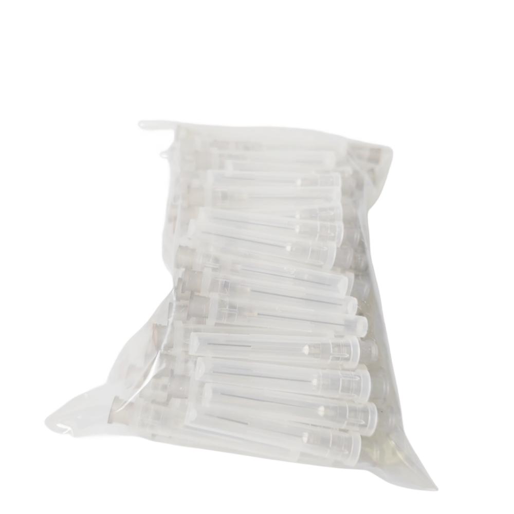 100 шт. стоматологических эндо-ирригационных игл - 25G, 27G, 30G с закрытым боковым отверстием на конце для промывания корневых каналов