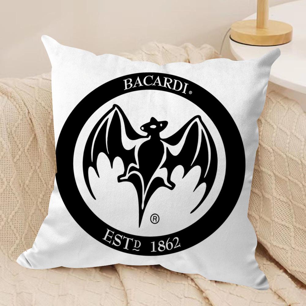 Classic BBacardiSS Cushion Cover Soft Plush Fabric DoubleSided Printed Cushion Covers for All Seasons Modern HomeDecor Gift