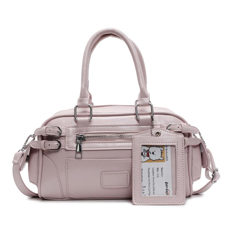 Премиальная женская сумочка 2025 популярная новинка для通勤, сумка Boston, нишевая на плечо, мессенджер