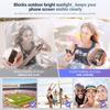 Magnetic Phone Umbrella for Sun,Outdoor Phone Sun Shade Shield with Flexible Angle Design & Rotatable Phone Ring,Umbrella for iPhone 17 Air 16 15 14