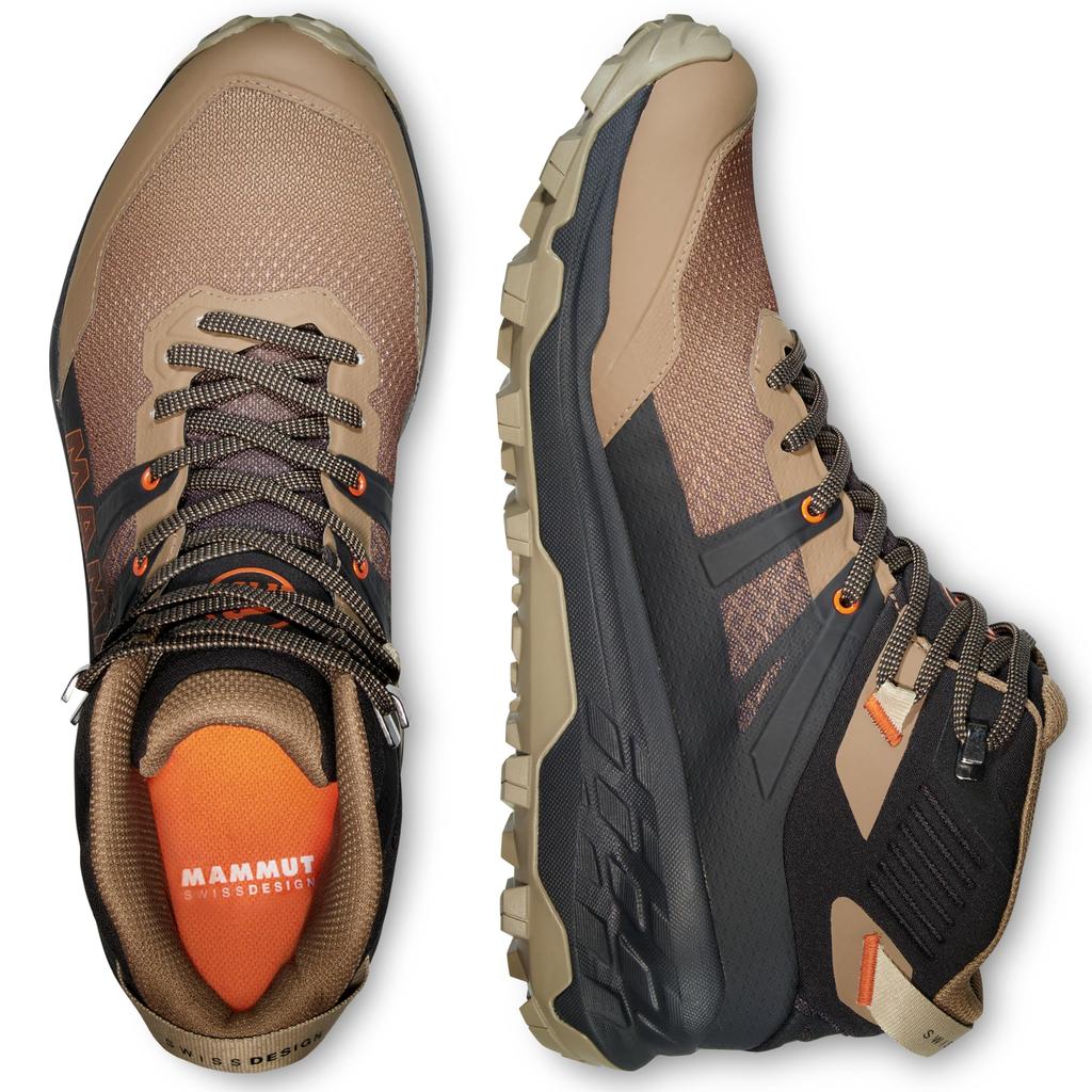 Sertig II Mid GTX Мужские песочные [Mammut] 3030-04830 черно-темные