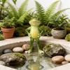 Garden Frog Ornament Small Waterproof Sitting Frog Resin Frog Sculpture Figurine Cute Standing