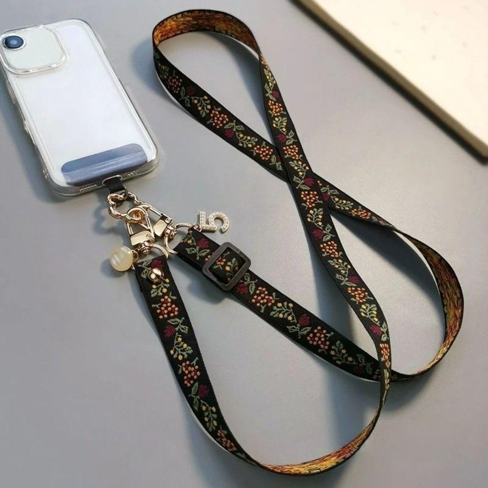 Neck Bag Design Mobile Phone Lanyard Adjustable Length Phone Strap Lanyard for Travel