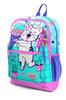 coral high Детский школьный рюкзак бирюзово-розового цвета с мороженым и котом 23751