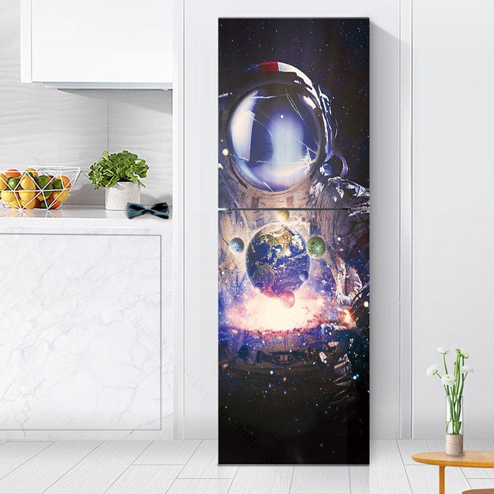 Наклейки с розами на холодильник, обои для кухни, виниловый плакат, наклейка на холодильник, домашний декор, спальня, новогоднее украшение