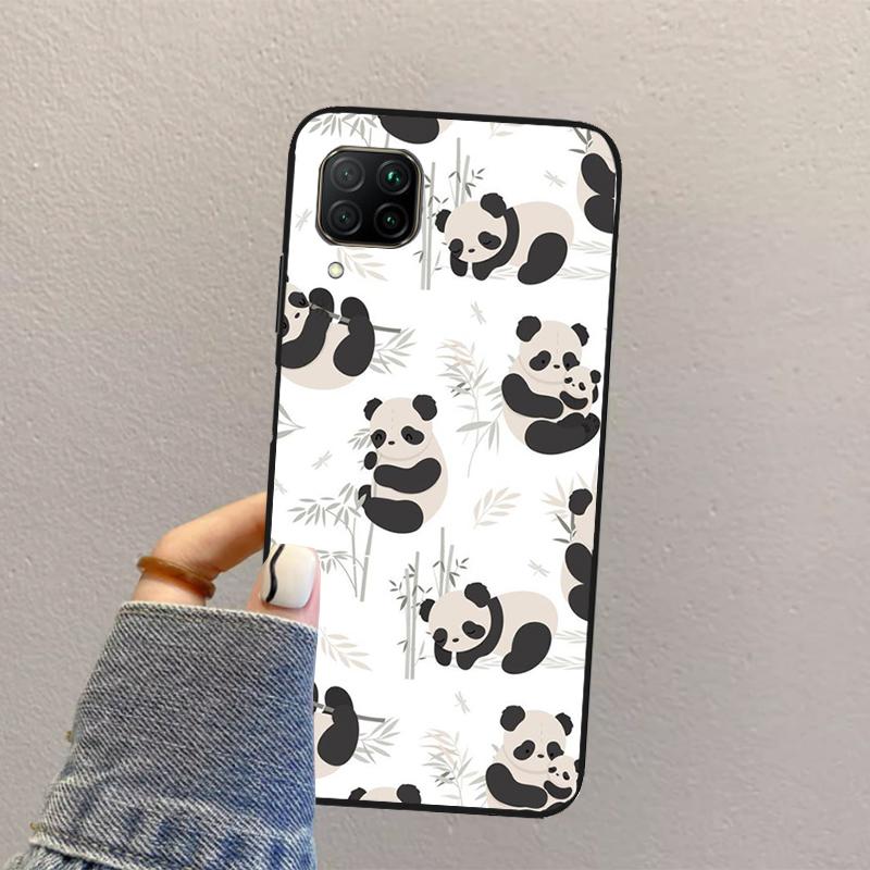 Животное Панда Для Huawei Nova Y73 Y72 Y61 Y91 Y70 Y60 Y90 12s 12i 11i 8i 9 10 SE P30 P40 Lite P60 Pro Чехол