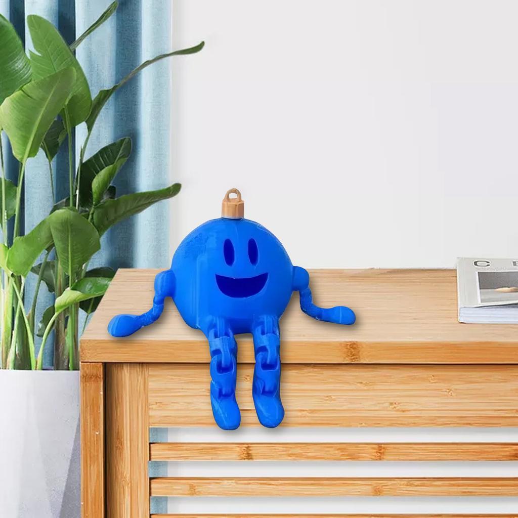 Подвижный рождественский подарок 3D-печать подвижных соединений на Рождество