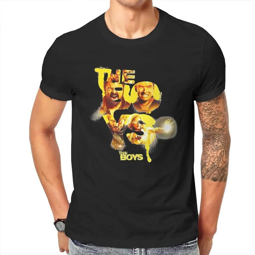 The Boys Tshirts Mens TV Show Starlight Women T-Shirts Homelander Funny T Shirt Cotton Fashion Designer Male Clothes Tops Tees