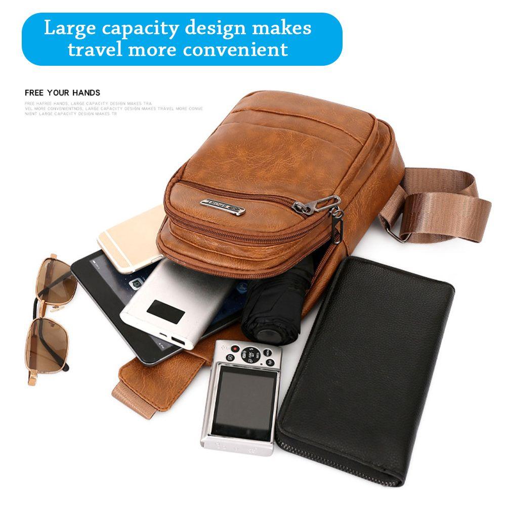 Модная дорожная кожаная сумка-мешок через плечо Boby, многоцелевая сумка-слинг на молнии