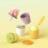 1pc Popsicle Mold Silicone Ice Cream Mold Cup With Popsicle Stick Food Grade Handmade Ice Cream Maker Summer Bar Tools