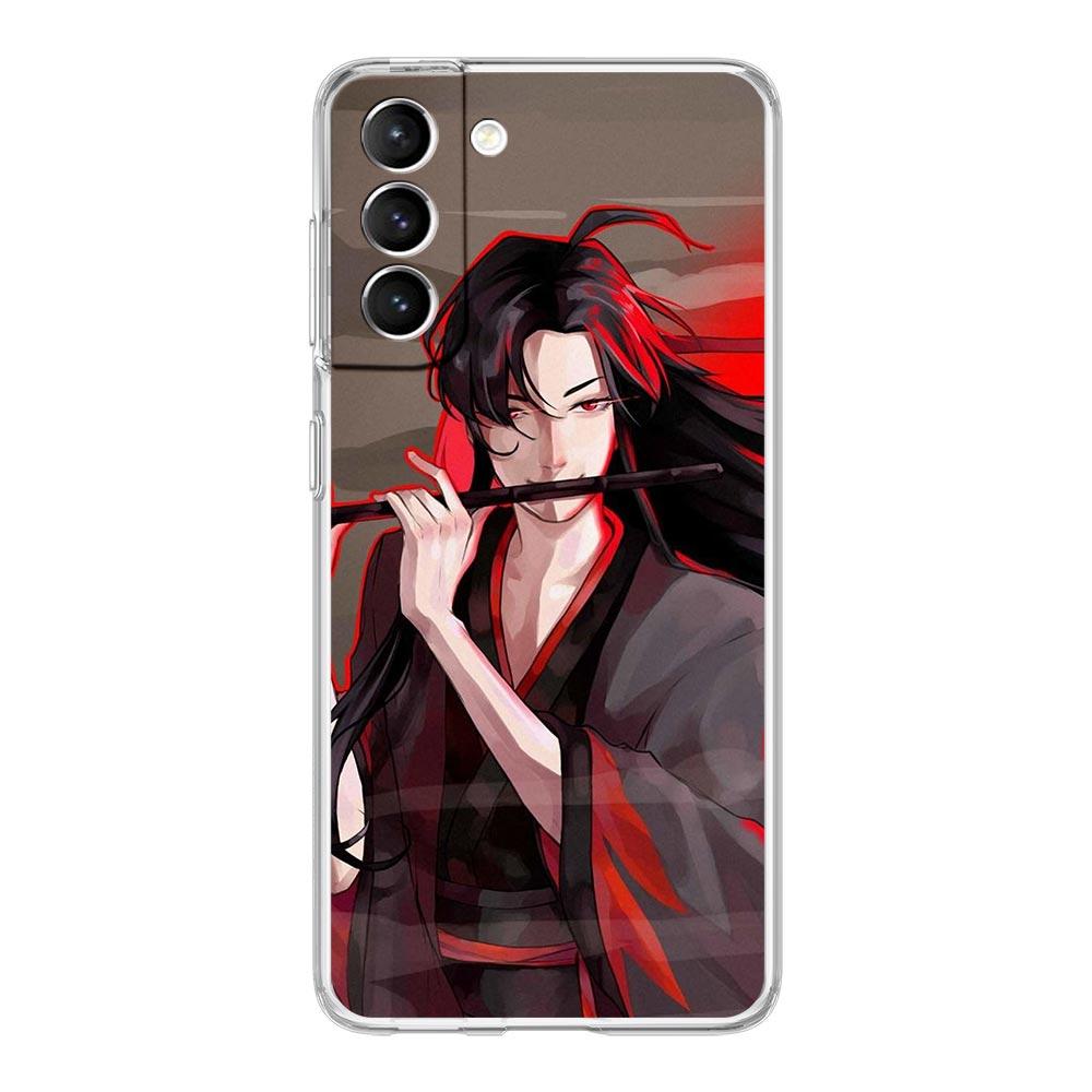 Чехол для телефона Mo Dao Zu Shi Wei Wuxian для Samsung Galaxy S22 5G S20 Ultra S21 FE 5G S10E S9 S8 S10 Plus Note 20 10, прозрачный чехол