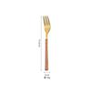 Stainless Steel Knife, Fork and Spoon Set, Household Western Tableware, Steak Knife Imitation Wood Grain Holder Set