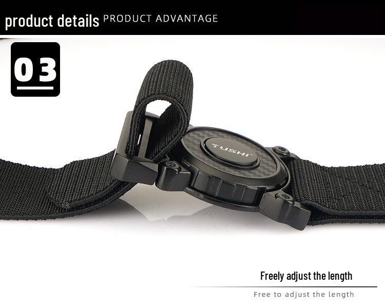 Quick-Release Nylon Tactical Belt for Workwear & Outdoor Training