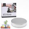 Круглый лед из нержавеющей стали Пакет со льдом из нержавеющей стали для компактного пакета со льдом с замораживанием и невероятным охлаждением Идеально подходит для улицы и многоразовый и