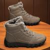 Men's Boots Winter New High-top Workwear Men's Ankle Boots Warm Cold-proof Cotton Shoe Plush Platform Thickened Men's Snow Boots