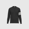 TB [Official Authentic] Solid Color Sweater Round Neck Four Bar Knitted Sweater Hoodie Loose Men's and Women's Couple Style