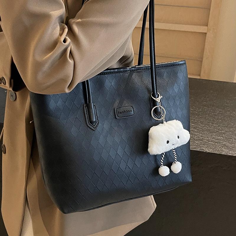Large Capacity Bag for Women New High-quality Texture Tote Bag Shoulder Bag for Women College Students Class Handbag for Women