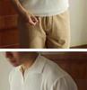 Men's Summer Ice Silk Knitted Slim Fit Polo Shirt - Short Sleeve, Pure Color, Casual Lapel T-shirt