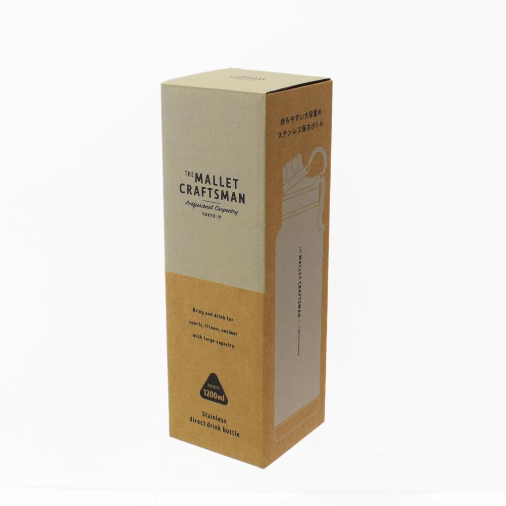 Sabu Marit Бутылка из нержавеющей стали для питья прямо из горлышка 1200 Слоновая кость 1200 мл 401305 Вместимость