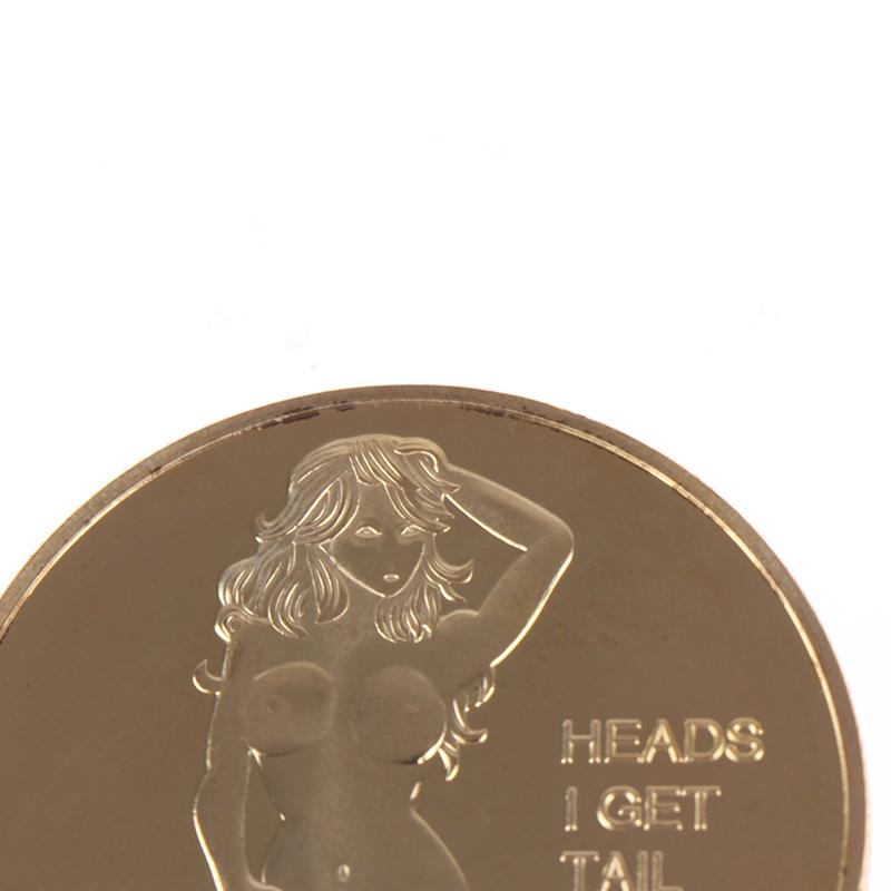 Двусторонняя сексуальная женская монета для взрослых, памятные монеты для счастливой девушки