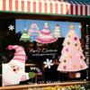 Waterproof Christmas Static Cling Decal DIY Xmas Party Door Stickers  Festive Decorations