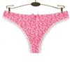 G-String for Women Cotton Panties Sexy Ladies Thong Floral Print Underwear Kawaii Briefs  6 pcs/Lot