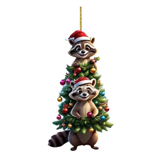 Подвесное украшение, милое украшение в виде животного, креативная форма со шнурком, легко подвешивается на зеркало заднего вида автомобиля, подвесное украшение, подвески