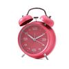 4 Inch Twin Bell Loud Alarm Clock Luminous Metal Frame Silent Student Alarm Clock Strong Wake-up Non-Ticking Table Clock