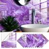 Cross-Border Imitation Marble Tile Self-Adhesive Sticker for DIY Home Decor