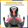 ABS Multifunction Universal Car Car Cup Holder Base Tray Stand Organizer 4-in-1