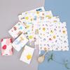 Six Layers of Cotton Square Towel High Density Cotton Small Towel Baby Washcloth Cartoon Gauze Drool Towel Print Small Handkerchief