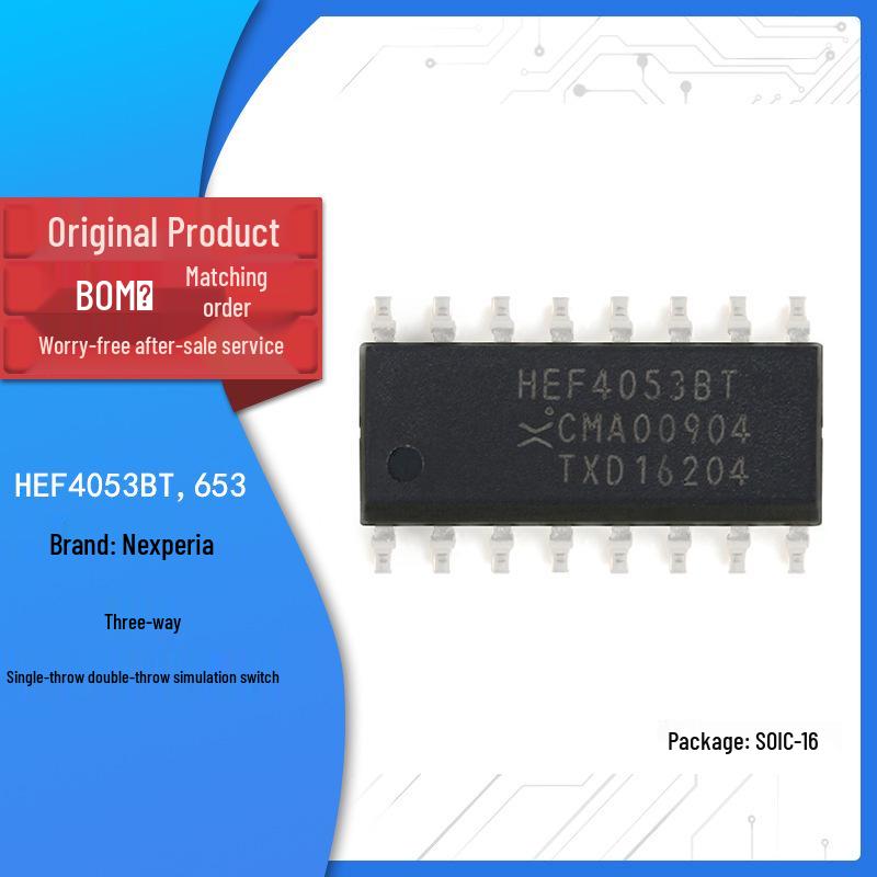 Genuine HEF4053BT SOIC-16 Triple SPDT Analog Switch