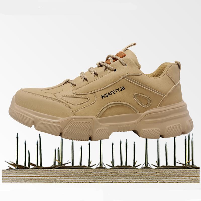 Мужская непромокаемая рабочая обувь, легкая мужская спортивная защитная обувь с защитой от ударов, женская защитная обувь со стальным носком, мужские рабочие защитные ботинки