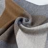 Men Scarf Plaid Print Winter Warm Thick Imitation Cashmere Long Scarf Medium Length Shawl Cold Weather Accessory