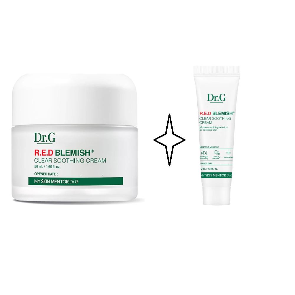 Dr.G Крем для устранения красных пятен Clear Soothing Cream 50 мл + 10 мл
