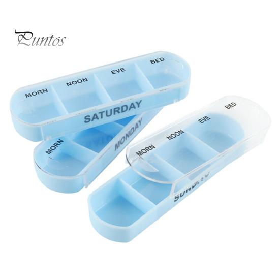 Коробка для хранения лекарств с несколькими отделениями, не содержит BPA, водонепроницаемая, влагостойкая, еженедельный органайзер для таблеток