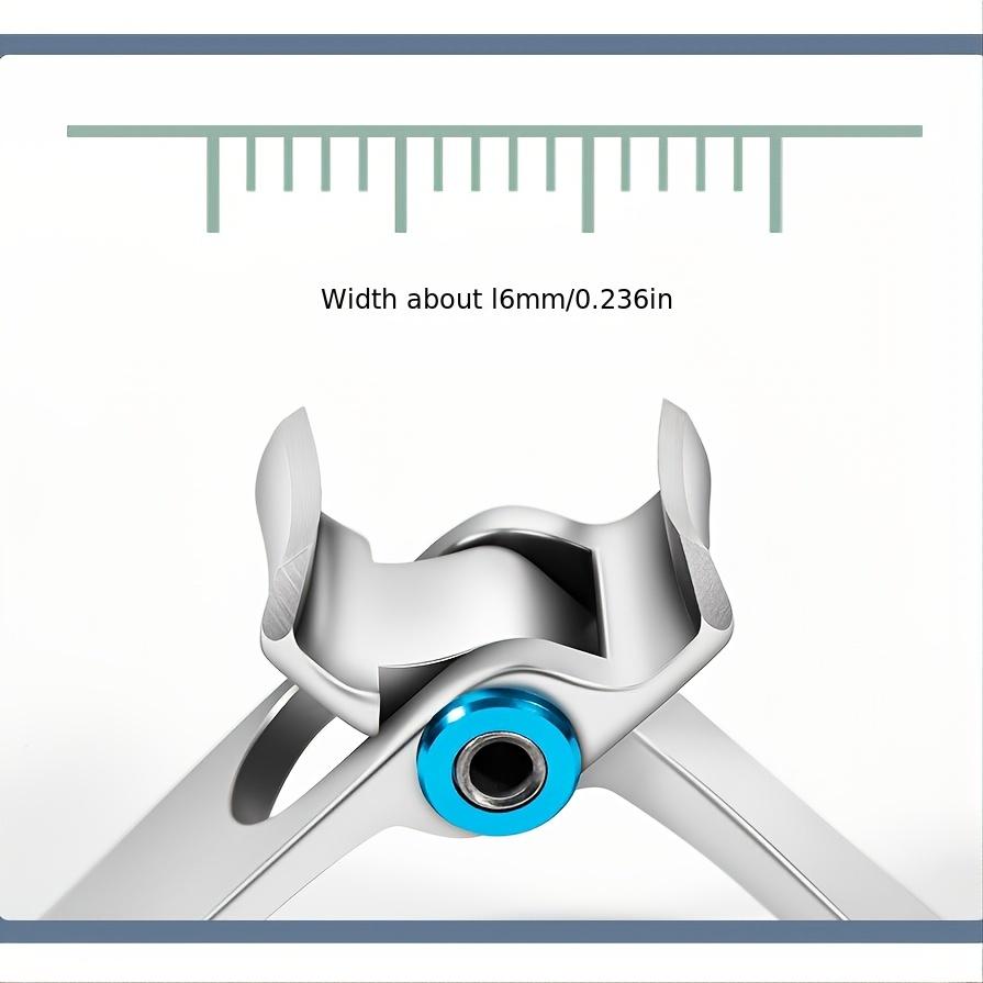 1 Pc Nail Clipper - Wide-Opening Jaws Sharp Nail Cutter Sturdy Stainless Steel Fingernail Clippers Toenail Clippers For Thick And Hard Nails