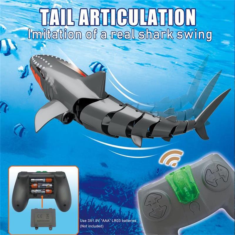 Bionic Shark Crocodile Spider Electric Fish Remote Control Toy