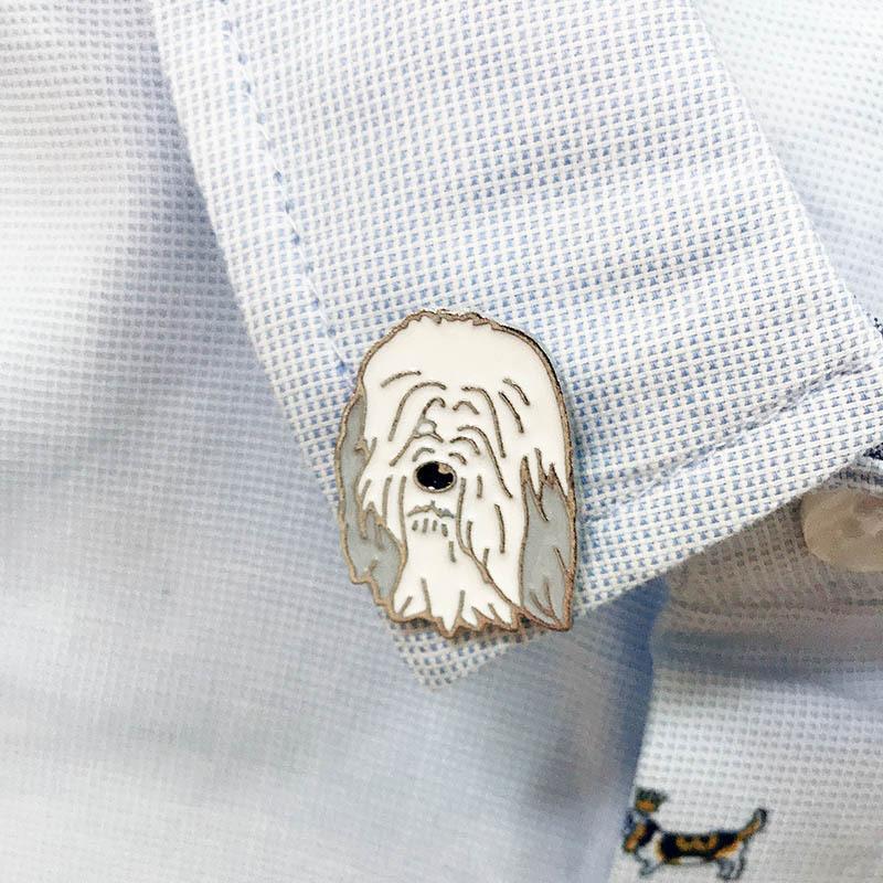 2,5 см одежда, ювелирная сумка, булавка, шляпа, эмблема, корсаж, брошь для собаки, брошь в виде животного из металлического сплава