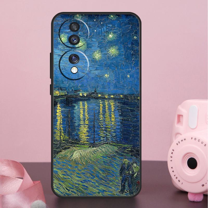 Кейс-холдер для масляной живописи в стиле Ван Гога для Honor Magic 8 Pro 5 6 7 Pro Win X9a X9b X9c X9d X8b X8c 50 70 90 200 400 Lite Чехол