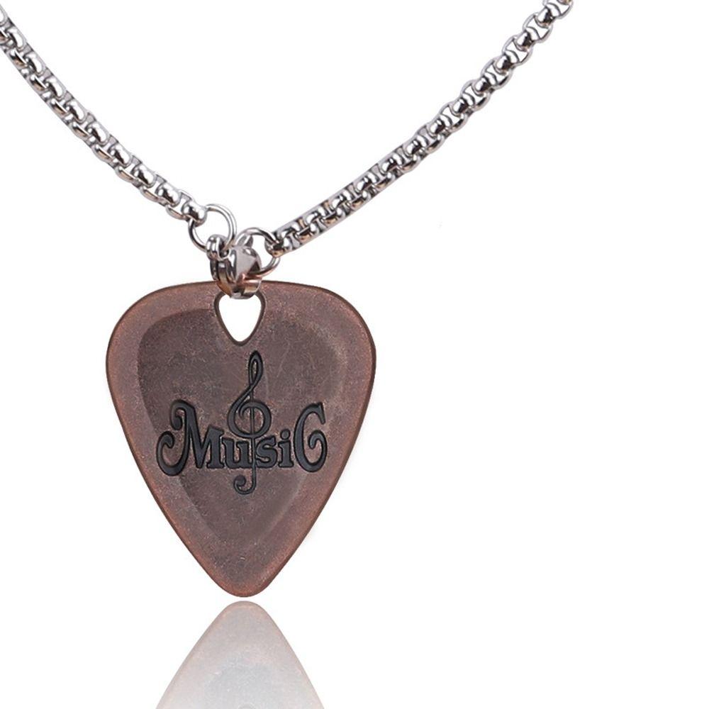 Треугольный медиатор Collares Подвеска Gestures Metal Гитарный медиатор Гитарное ожерелье Медиатор Укулеле