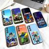 C-Мультяшная Игра-R-rOBLOXE Чехол для телефона Samsung Galaxy A73,A72,A71,A70,A53,A52,A51,Другие Мягкий Черный Корпус