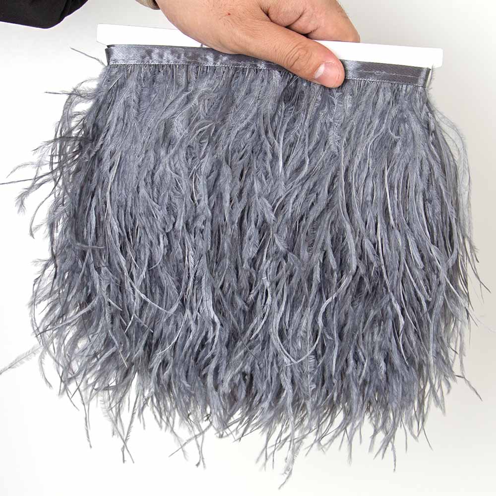 Перо 1 метр Красная отделка из страусиных перьев на тесьме Ленточная бахрома 8-10 см Ткань Юбка Швейные принадлежности Украшение для платья и одежды