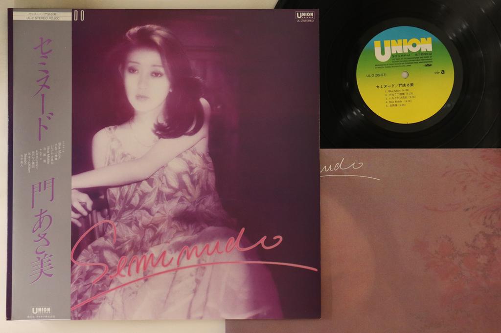 LP Record ASAMI KADO - Seminude UL2 UNION 1981 Japan Obi Japanese Pop/Rock Used