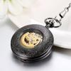 Retro Pocket Watch Automatic Pocket Watch Roman Dial Middle Century Items Unique Birthday Christmas Present Men's