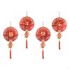4 шт. Китайский Год Украшения Весенний Фестиваль Подвесной Орнамент Фото Реквизит Счастье для