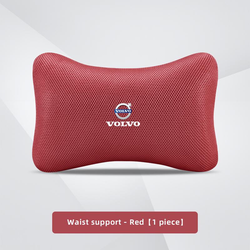 Car Seat Accessories Ice Silk Headrest Lumbar Support Pillow For Volvo XC90 V90 V60 XC60 V40 EC40 EX40 S80 S60 S90 C40 XC40 V70