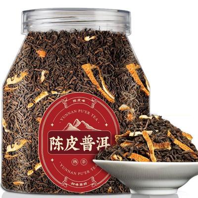 Мандариновая кожура Мэнхайский чай из древнего дерева Пуэр Чай из мандариновой кожуры Спелый чай