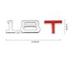 Автомобильный 3D Металлический 1.3T 1.4T 1.5T 2.0T 2.4T 2.8T 1.6T 1.8T 2.2T 2.5T 3.0T Логотип TURBO Шильдик Наклейки Задняя Наклейка Для Toyota Honda